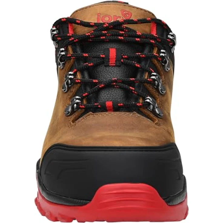 Jori jo_POWERFUL brown Low S3S Sicherheitsschuh, hydrophobiertes Nubukleder, atmungsaktives Textilfutter, GUMMI/EVA Sohle, EN ISO 20345 S3 HRO/SRC – Bild 4