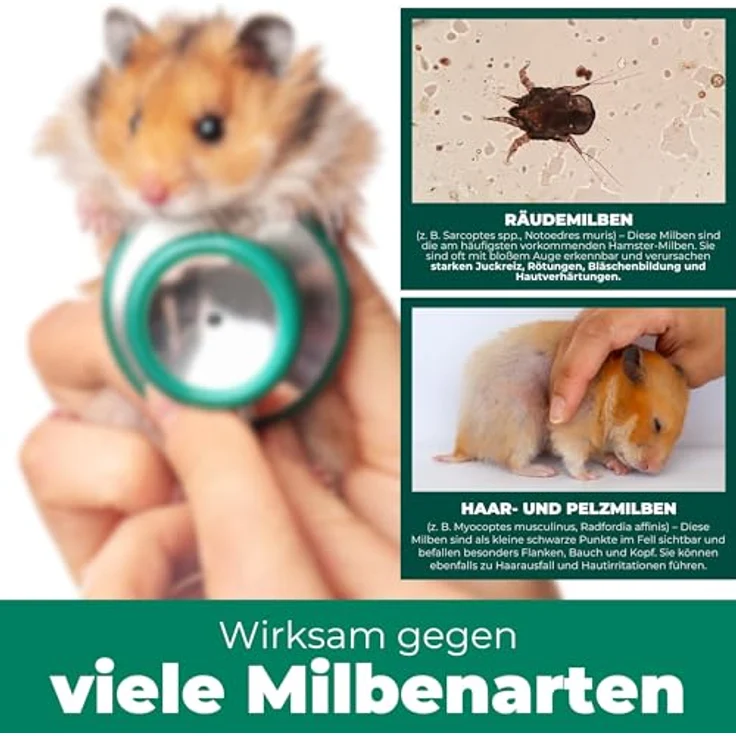 Silberkraft Milbenspray für Hamster, hochwirksames Milbenmittel mit Langzeitschutz, 500 ml – Made in Germany – Bild 4