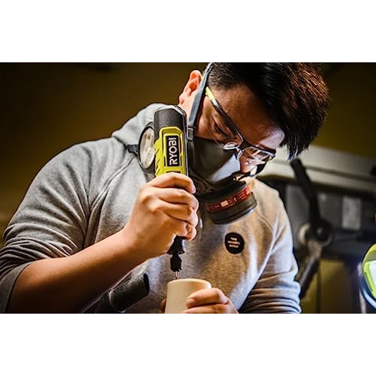 Ryobi RRT12-120BA335 Rotationswerkzeug 12V mit max. 35.000 U/min, 2,0 Ah Akku und USB-C Ladekabel – Bild 4