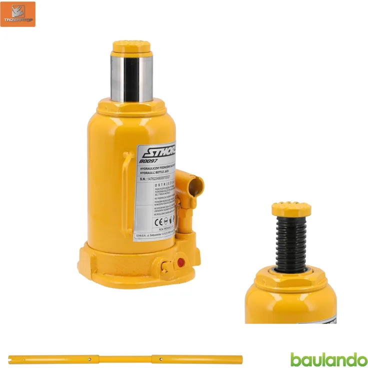 STHOR Hydraulik-Kolbenheber 8T, Wagenheber für professionelle Anwendungen
