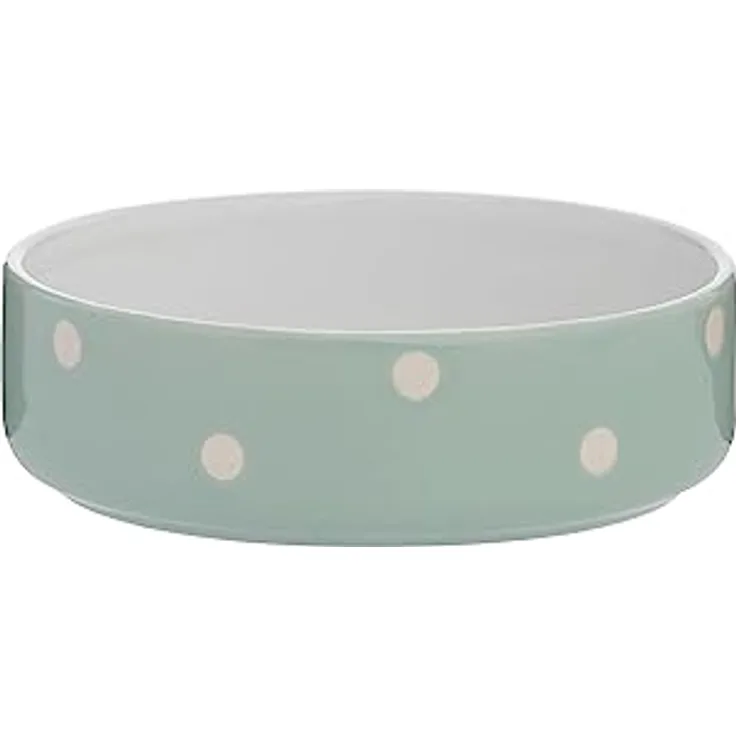Mason Cash Futternapf, gepunktet, 13 cm, Salbeigrün