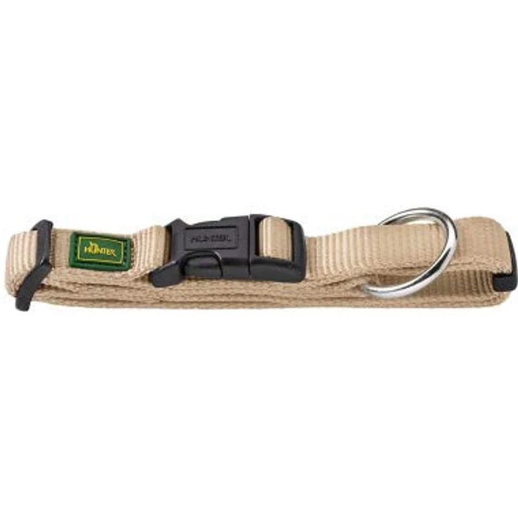 HUNTER Hundehalsung Vario Plus, Nylon, mit Zugentlastung, mit Klickverschluss, L, 40-63 cm, Breite 2,5 cm, orange – Bild 5