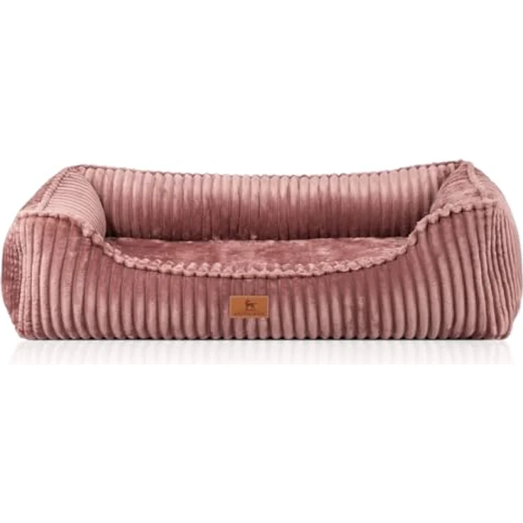 Knuffelwuff orthopädisches Hundebett Sedona XXL 120 x 85cm rosa, abnehmbarer und waschbarer Bezug, gelenkschonend und rutschfest – Bild 2