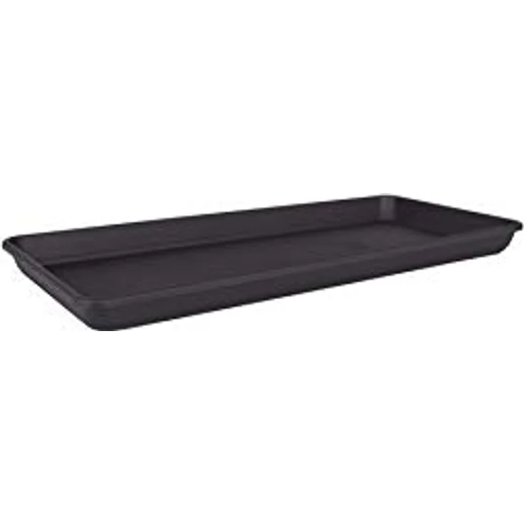 VENEZIA RECHTECKIGE UNTERTASSE ANTHRAZIT, XL 80 cm – Bild 2