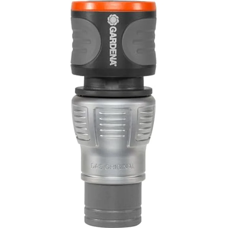 GARDENA Premium Schlauchverbinder 13 mm (1-2 Zoll) - 15 mm (5-8 Zoll): Adapter für Wasserhähne, hohe Schlauchhaltekraft, frostsicher, verpackt (18255-20) Bewässerungszubehör – Bild 3