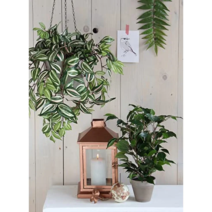 Mica Kunstpflanze Ficus Natasja grün im Topf 40 x – Bild 3