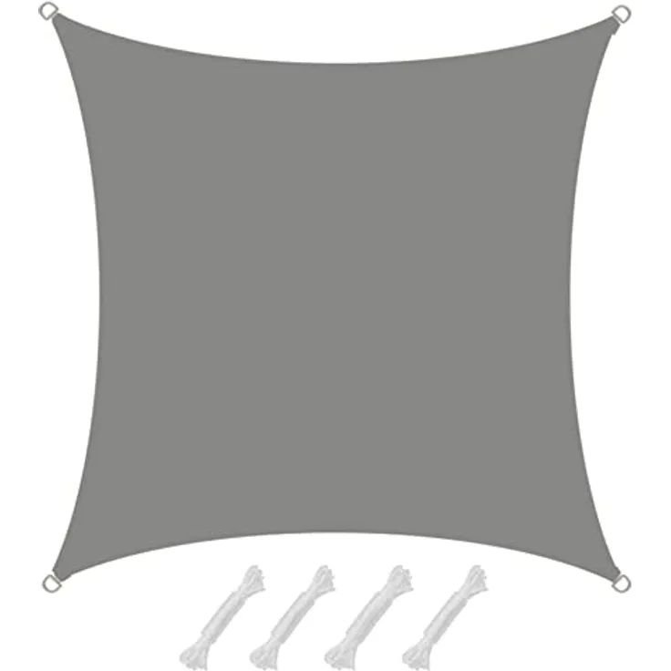 AMANKA 98% UV Schutz: Sonnensegel 4x4 Wasserdicht - Sonnensegel für die Terrasse Segeltuch Sonnenschutz Schattenspender Garten Sonnenschutz Sonnensegel Outdoor Sonnensegel Balkon Segel für Terrasse