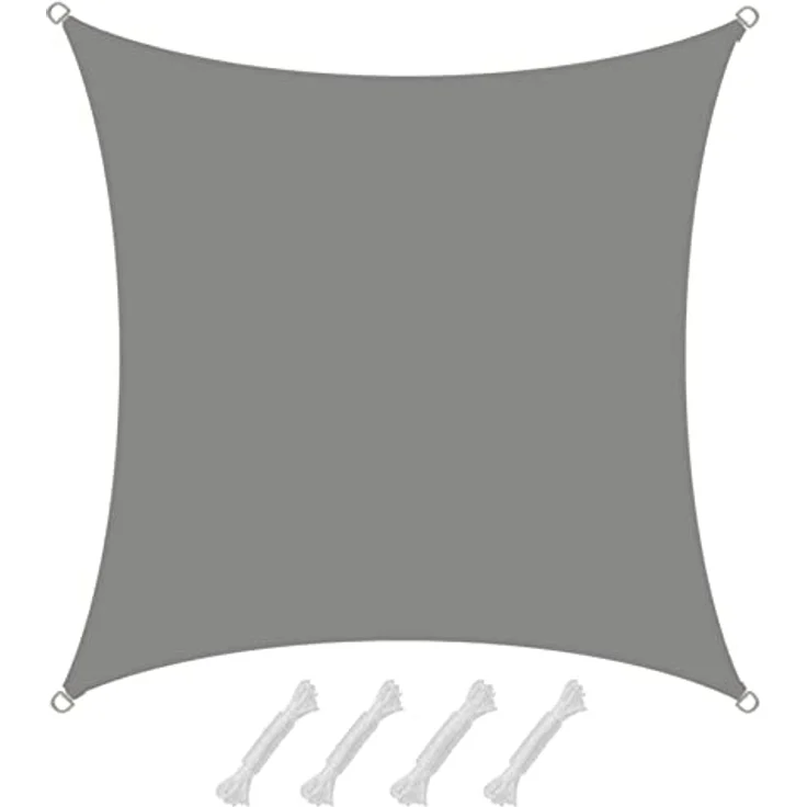AMANKA 98% UV Schutz: Sonnensegel 4x4 Wasserdicht - Sonnensegel für die Terrasse Segeltuch Sonnenschutz Schattenspender Garten Sonnenschutz Sonnensegel Outdoor Sonnensegel Balkon Segel für Terrasse – Bild 1