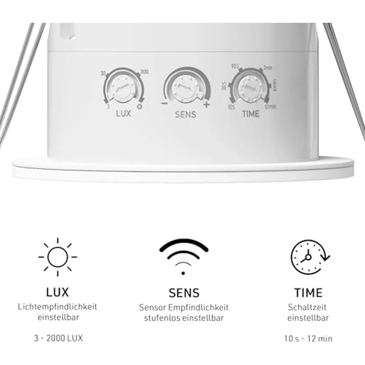 Oktaplex motion Noa Präsenzmelder Decke, 360 Grad Radar, 24GHz, IP65, flach, Weiß, 6m Reichweite, für Badezimmer geeignet – Bild 4