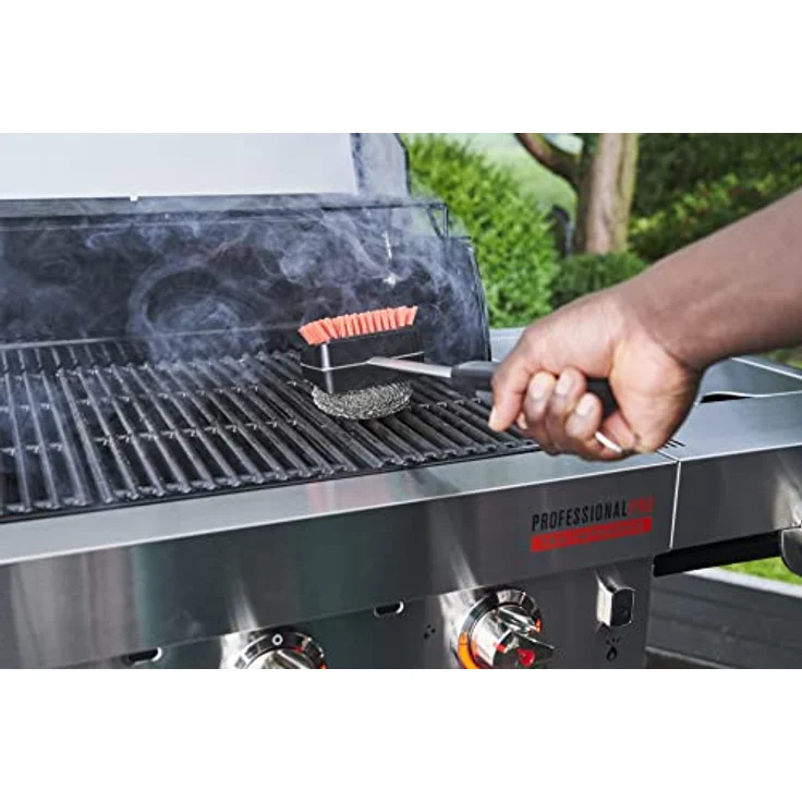 Char-Broil Hot & Cool-Clean Premium Bürste, Schwarz – Bild 5