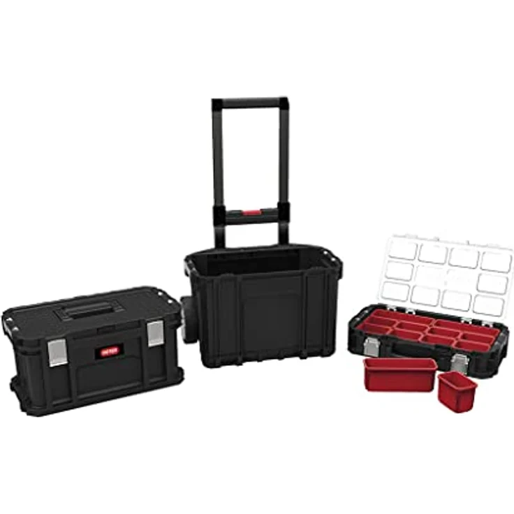 KETER 238273 Werkzeugkasten-Set Schwarz – Bild 8