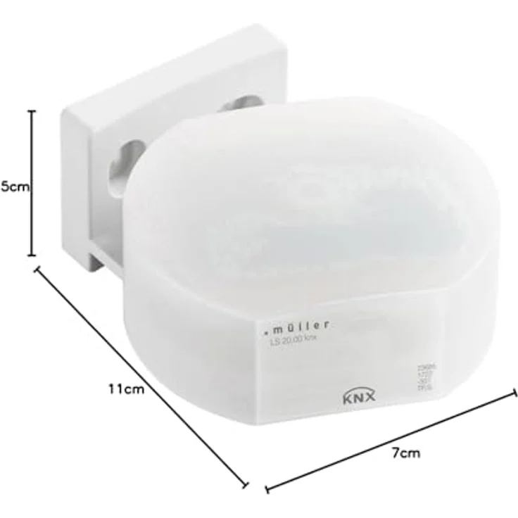 Festartikel Müller KNX TP Lichtsensor, Bewegungsmelder mit IP54 Schutz, kabelgebunden für Smart Home Anwendungen – Bild 2