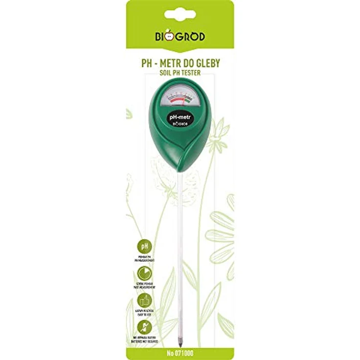 Browin 71000 pH Wert Messgerät Boden, Gerät zur Bodenanalyse, Keine Batterien erforderlich, Schnelle Messung, Universal, Säuremesser, Green, 4 x 6 x 26,5 cm, 4,5 x 10,7 x 33,5 cm Bewässerungszubehör – Bild 3