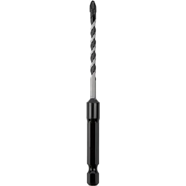 C.K Tools Vorteck HD Stein- und Fliesenbohrer 4mm x 105mm, hartmetallbeschichtet, 1/4 Zoll Hex Quick Lock, für Ziegel, Beton, Keramik, schlagfest – Bild 1