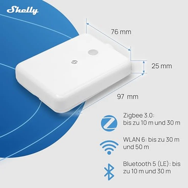 Shelly Flood Gen4, smarter Wassersensor mit Leck-Sensorkabel, IP44, Flut- & Regenerkennung, anpassbare Alarmstufen, kompatibel mit Alexa, Google Home & Zigbee – Bild 4