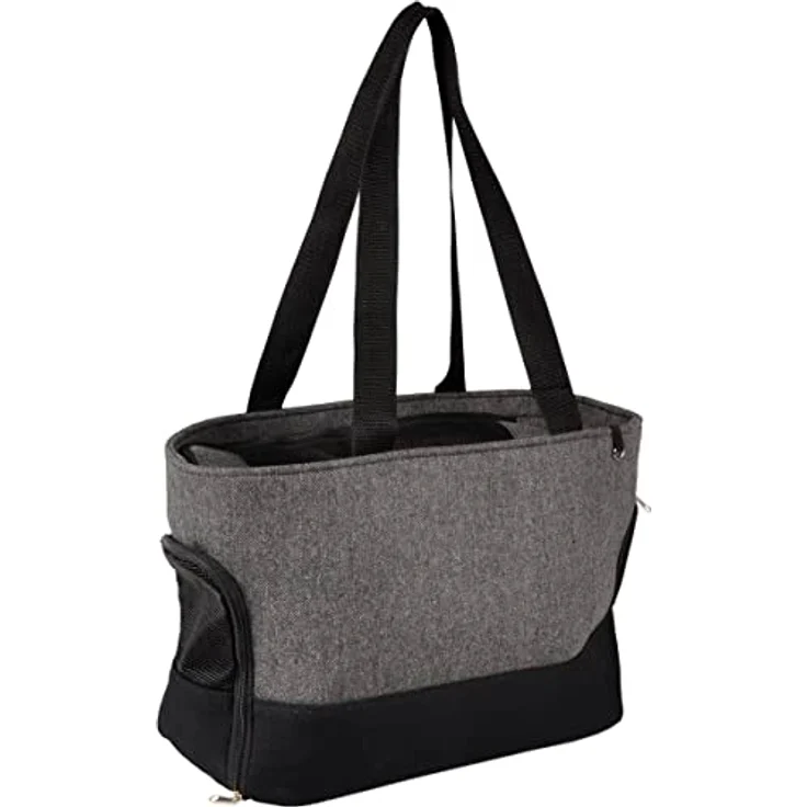 Flamingo Tiertransporttasche Tragetasche Cilou Brigitta grau, Maße: 47 x 21 x 30 cm – Bild 3