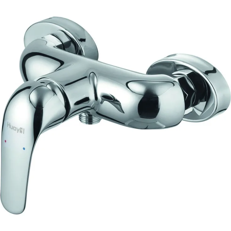 Primaster Duscharmatur Passau, verchromt, Einhebelmischer mit präziser Temperatursteuerung, silber