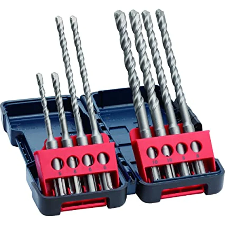 Bosch Professional 2607019903 SDS-Plus-3-Spiralbohrer für Bohrhammer, 8-teiliges Set – Bild 2