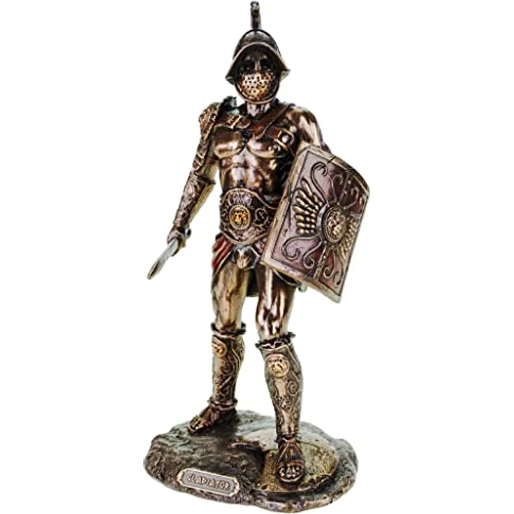 Veronese 708-7497 römischer Gladiator Spartacus bronziert Skulptur Statue Figur