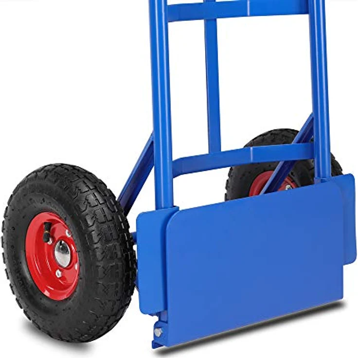 Gardebruk Sackkarre klappbar bis 200kg Luftreifen Haltegriffe Karre Transportkarre Stapelkarre Transportwagen – Bild 3