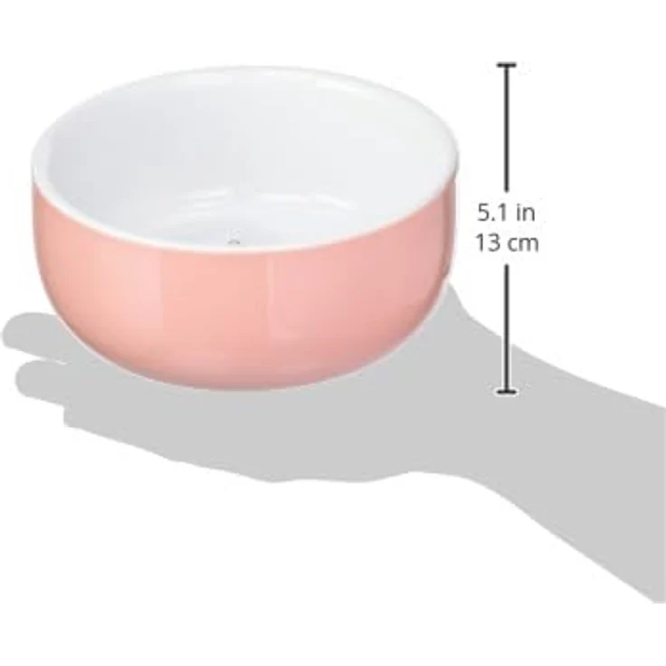 Nobby Keramik Napf Rabbit, lachsfarben/weiß, Ø 11cm x 4,5cm für Nager – Bild 5