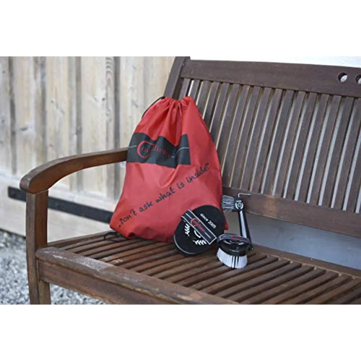 Kerbl Fellkamm Covalliero Putzbeutel 45 cm x 40 cm 3210362, (1-tlg), attraktiver Sportbeutel mit Fellreinigungs- und Putzutensilien, Polyester – Bild 3