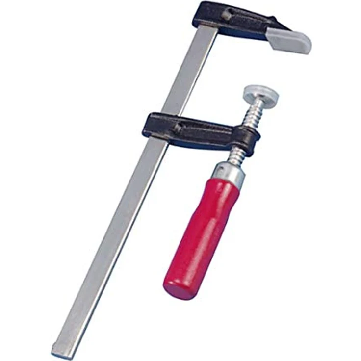 kwb Schraub-Zwinge 50 x 200 mm, vernickelt m. Holzgriff – Bild 3