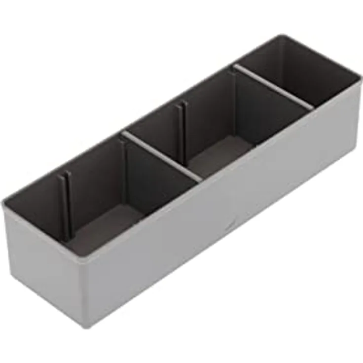 GEDORE Insetbox i3, für i-BOXX 72 No. 1101 L, Aufbewahrung für Kleinteile, mit 2 Trennwänden, 260 x 63 x 78 mm, E-1101 BT