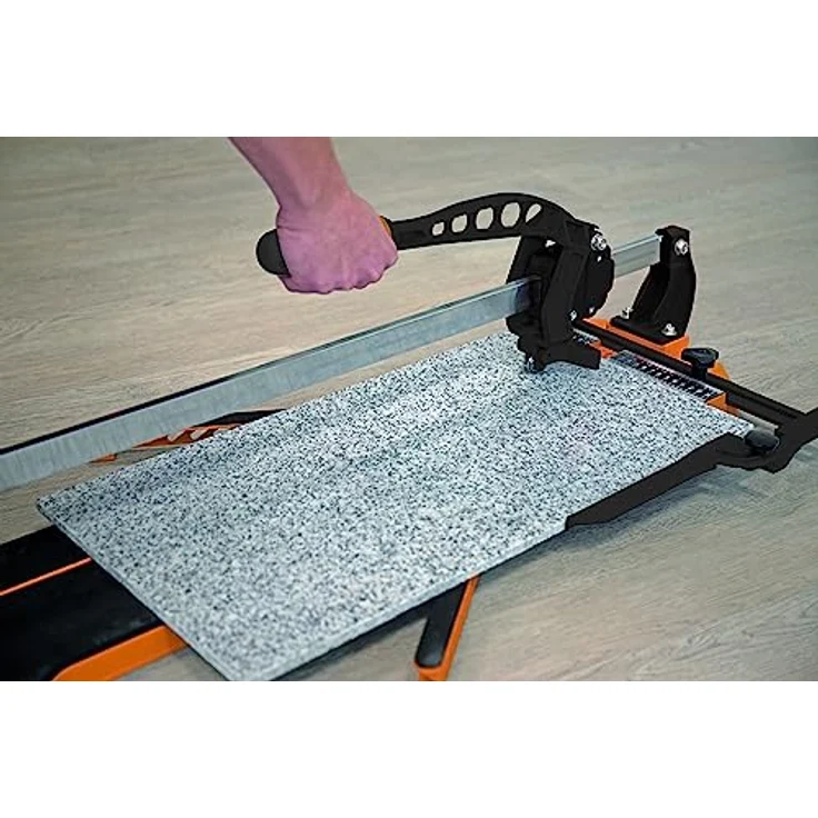 Cross Tools 68659 CUT 730 manueller Fliesenschneider, schwarz-orange – Bild 9