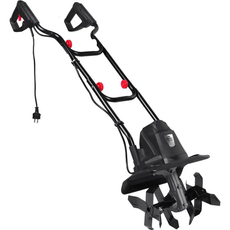 BRAST Motorhacke Elektro Gartenfräse 1050 Watt 32cm Arbeitsbreite 16 Hackmesser Kultivator Ackerfräse Hacke – Bild 1