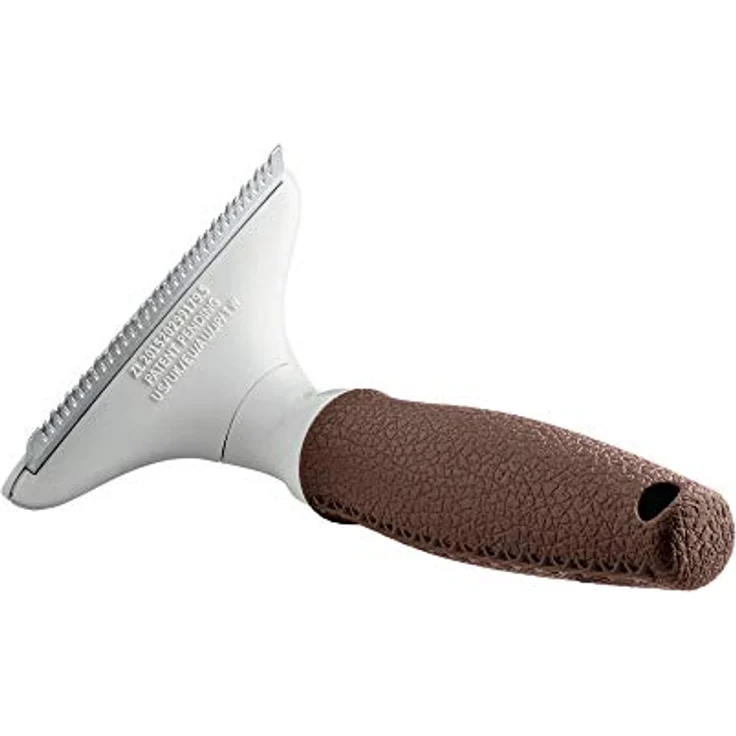 HUNTER SPA Trimmstriegel mit Spezialklinge, für mittel- bis langhaarige Hunde und Pferde, 17,5 x 9,5 cm, L – Bild 2