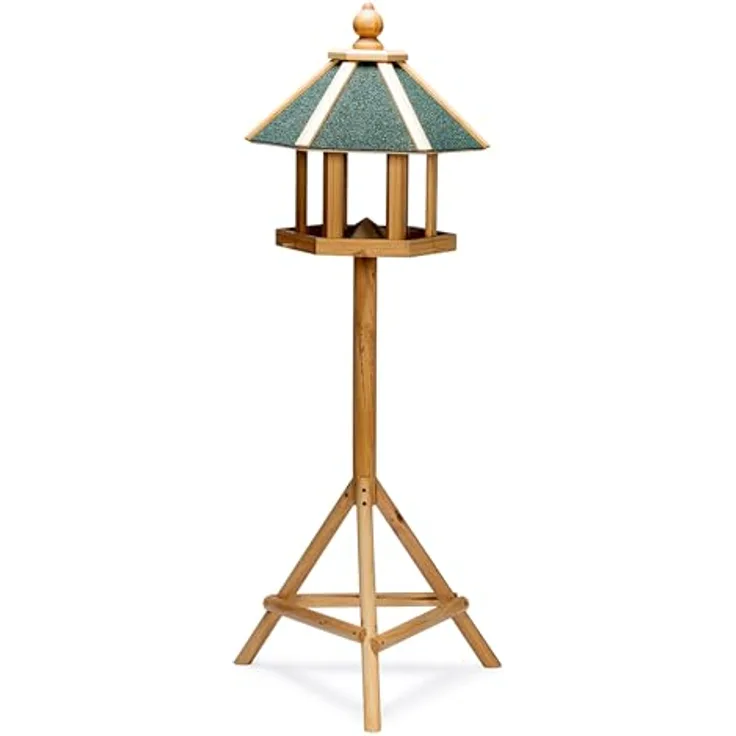 Karlie Vogelhaus Rox, Vogelhaus aus langlebigem Holz mit wetterbeständigem Bitumendach, 50 x 44 x 142 cm