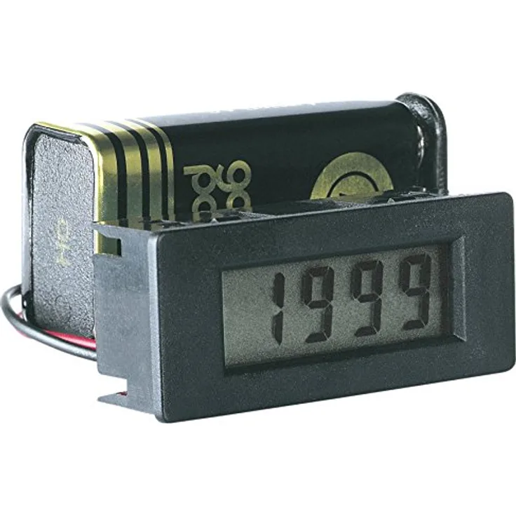 PEAKTECH LDP 335 LCD - LCD-Einbaumodul, 3-1-2 stellig, 8mm, ohne Beleuchtung (LDP-335)