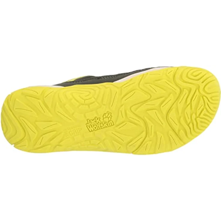 Jack Wolfskin Villi Sandal K, Unisex Sicherheitssandalen mit praktischer Schnellschnürung, Grün, Größe 34 – Bild 4