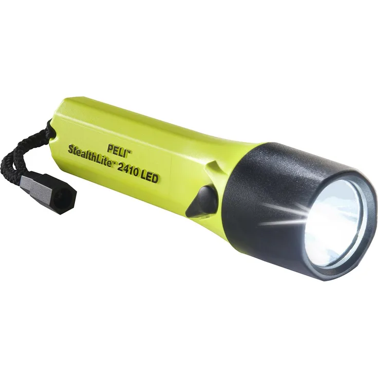 Peli ATEX 2410, UV-Taschenlampe, explosionsgeschützt, 153 Lumen, wasserdicht bis 1 m, robustes Copolymer-Gehäuse