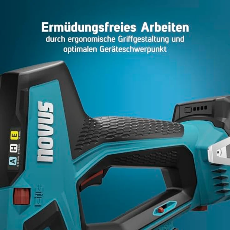 Novus Tools J-550 Akkutacker, kabellos, für Klammern Typ 37/53, Klammernlänge 6-14mm, inkl. Akku, mit Serienschussfunktion – Bild 9