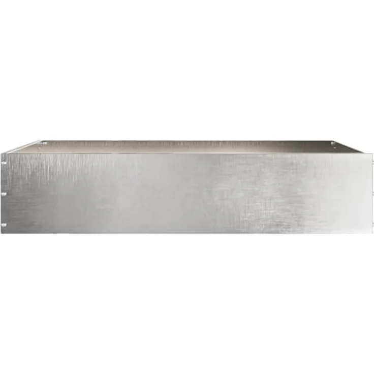 vidaXL Beetumrandung Raseneinfassung aus Edelstahl, quadratisch 60 x 60 x 13 cm in Silber, wetterfest und pflegeleicht – Bild 5