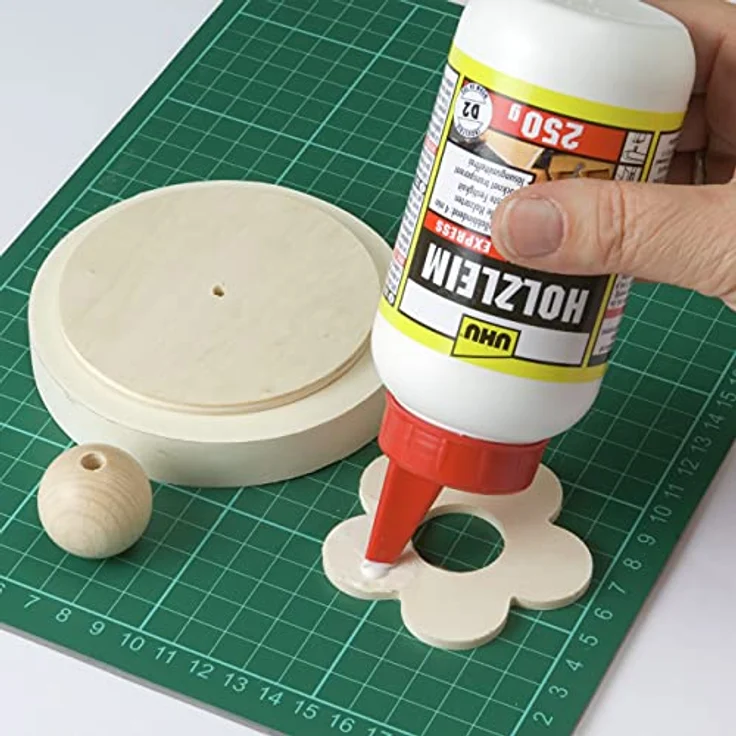 UHU Holzleim Express Flasche 250g Kaltleim Weißleim ohne lösungsmittel 48585 - Preisvergleich – Bild 5