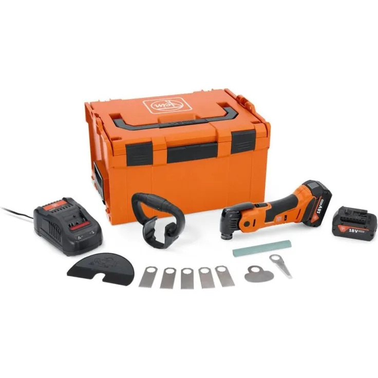 Fein Oszillierer Akku-MULTIMASTER amm 700 1.7 q, Multifunktionswerkzeug für Fugensanierung, 18 V PowerDrive Motor, QuickIN Schnellspannsystem