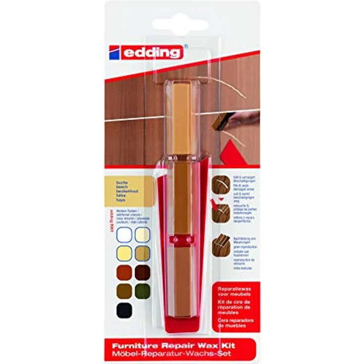 edding Möbel-Reparaturwachs-Set 8901 buche – Bild 2