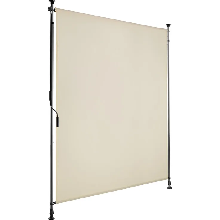 Tectake Klemmmarkise Taija, UV-Schutz 50+, flexibel einstellbar, pulverbeschichtetes Stahlgestell, verschiedene Größen