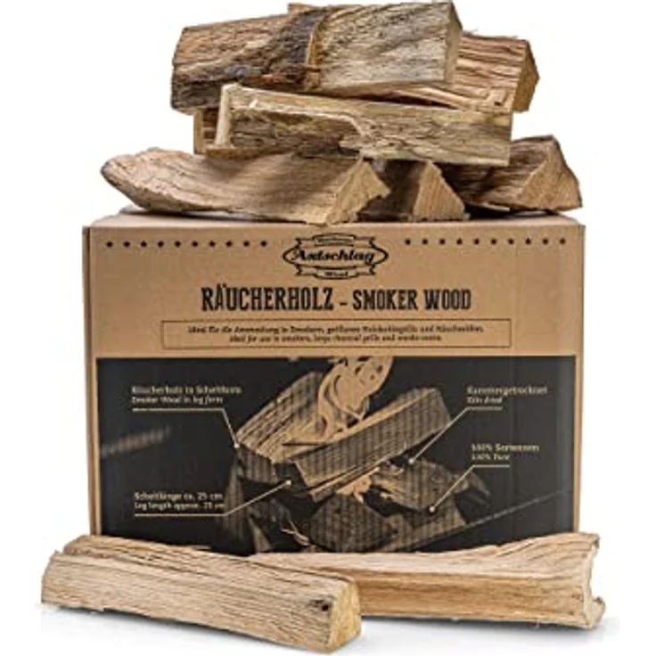 Axtschlag Räucherholz (Smoker Wood) Oak - Eiche 10 Kg – Bild 4