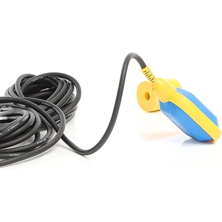 WilTec 5m 250V 16A Schwimmerschalter Pumpe Tauchpumpen Pegelschalter Wechsler – Bild 8