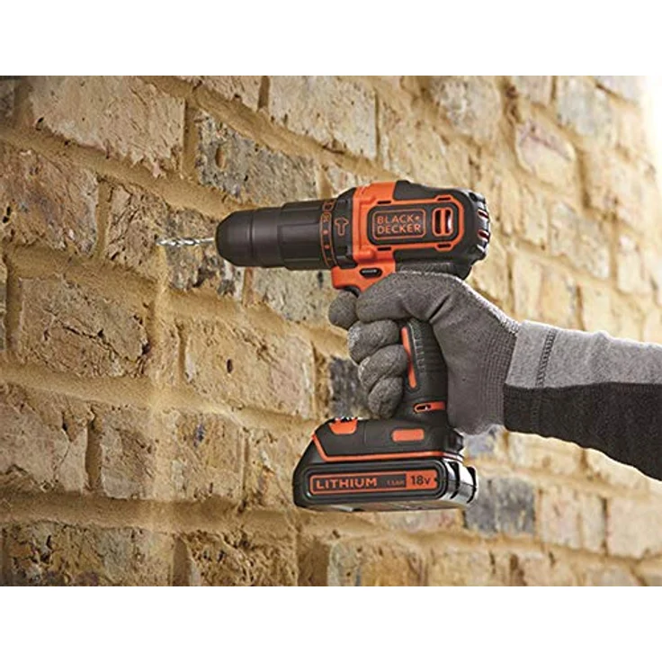 Black + Decker Black & Decker BDCHD18BAFC Akkubohrmaschine 80 tlg. Set, 1 W, 18 V – Bild 3