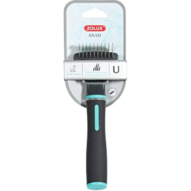 Zolux-Entwirrungshilfe für Hunde, 10 Zähne, 5,5 x 2,5 x 18,5 cm, Produktreihe ANAH, für Hunde, ZO-470830