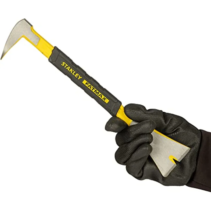 Stanley Fatmax FMHT1-55009, Präzisionseisen mit breiter Schaufel, 25 cm Länge, geschmiedeter Karbonstahl, rutschhemmender Handgriff, gelbe Lackierung – Bild 3