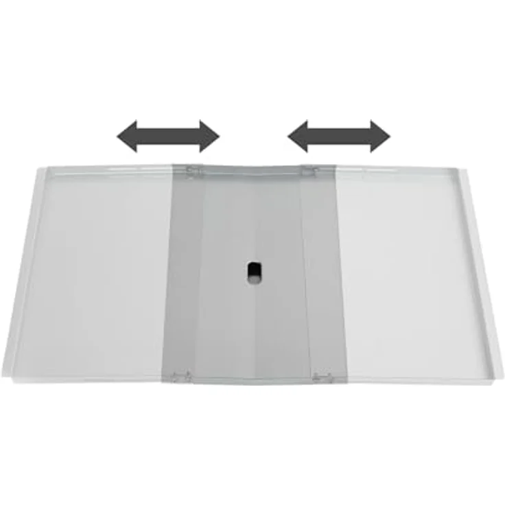 TAINO Grillschale, Stahl, Universal Fettwanne, Gasgrill, Verzinkter Stahl, 53-78 cm, Silber – Bild 5