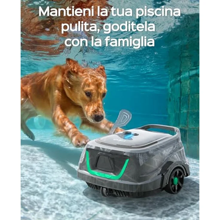 Wybot A1, Wireless Poolreinigungsroboter mit 120 Minuten Akkulaufzeit, intelligenter Kantenreinigung und fortschrittlichem Filtersystem – Bild 5