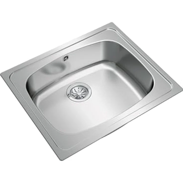 Teka Universe Spüle 60TXP1C, Edelstahl poliert, 1 x Behälter, Ablaufgarnitur mit Korb 3½" – Bild 2