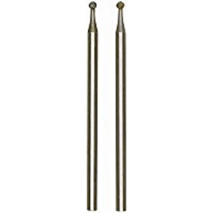 PROXXON 28222 Diamantschleifstifte Form Kugel 1,8mm 2 Stück-Packung – Bild 2